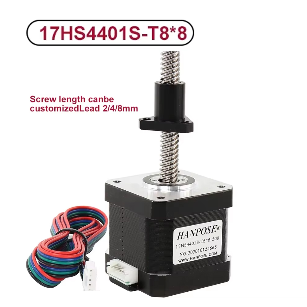 Lead Screw 8Mm - Nema17 Stepper Motor 17HS4401S-T8 With Screw
