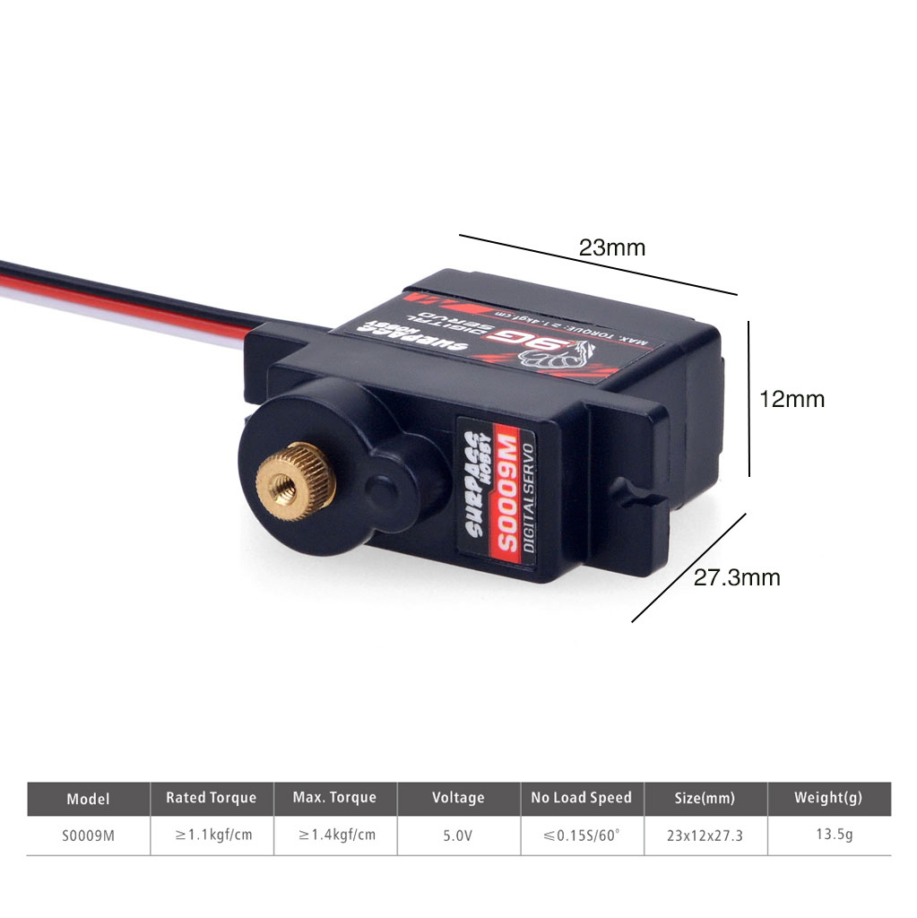 Servo 9G - RC Digital Micro Servo 2g 3.7g