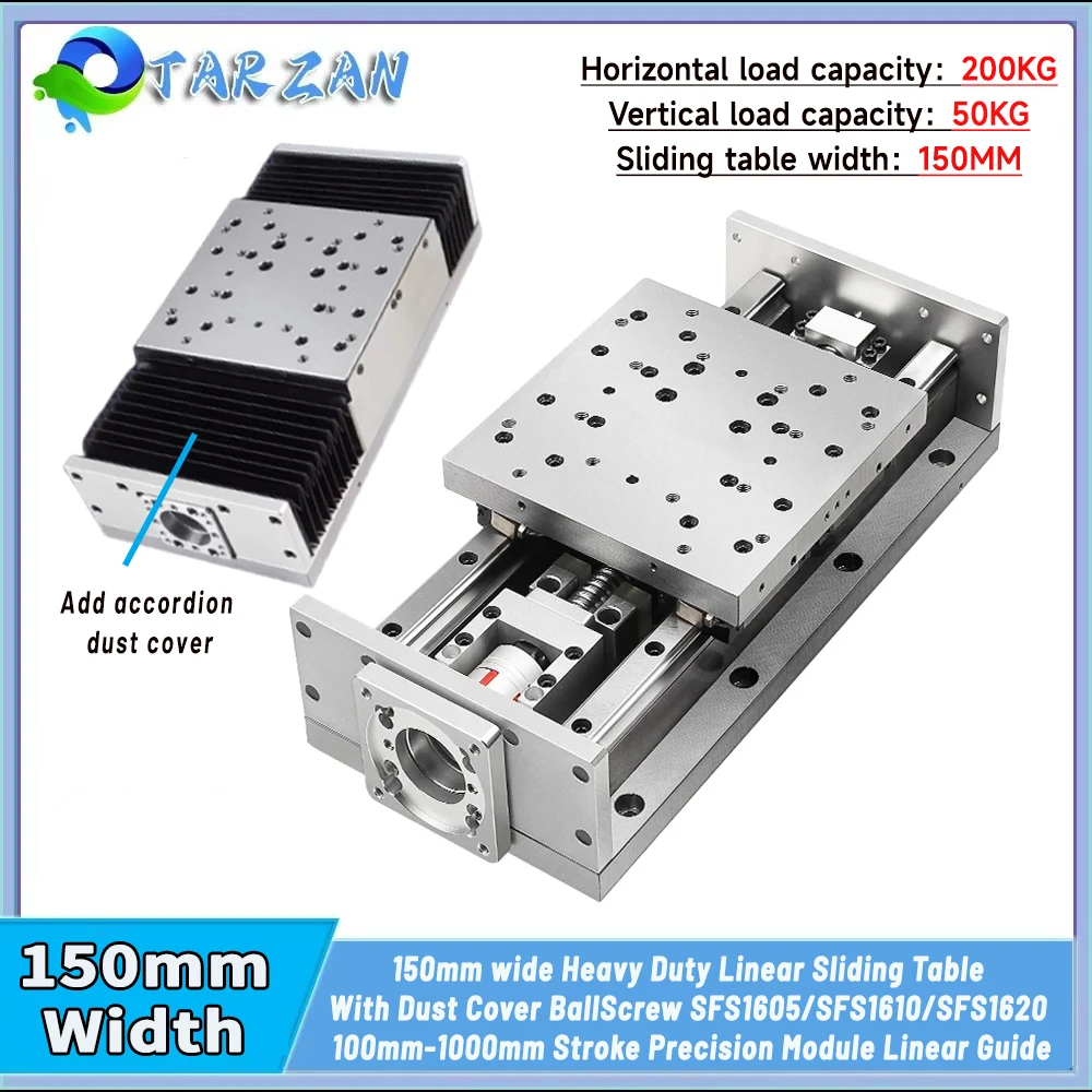 Ball Screw - 150MM Heavy Duty Steel Sliding Table