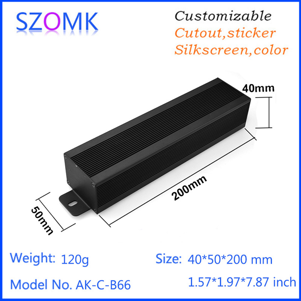 Aluminium Extrusion - 1Piece 40*50*200mm Aluminum Box Enclosure Electronics
