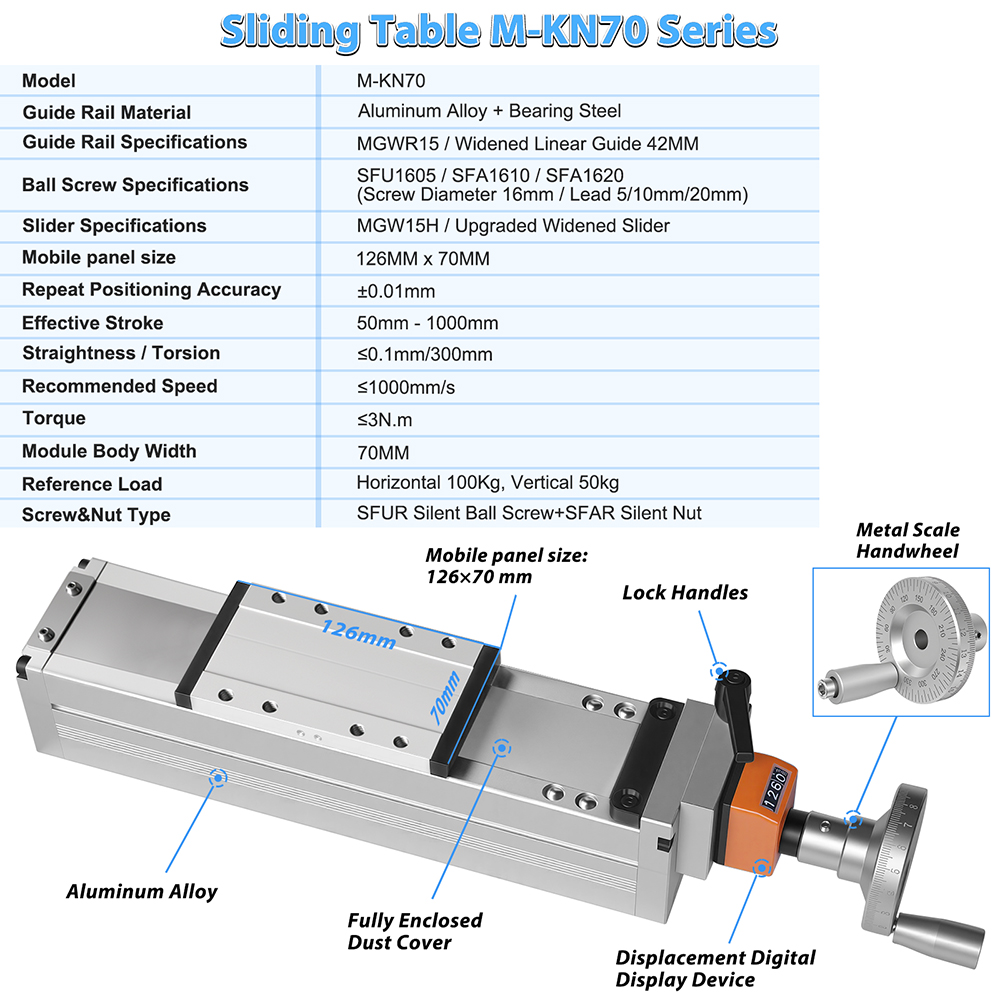 Manual Fully Enclosed Sliding  - Ball Screw ulasan dan harga