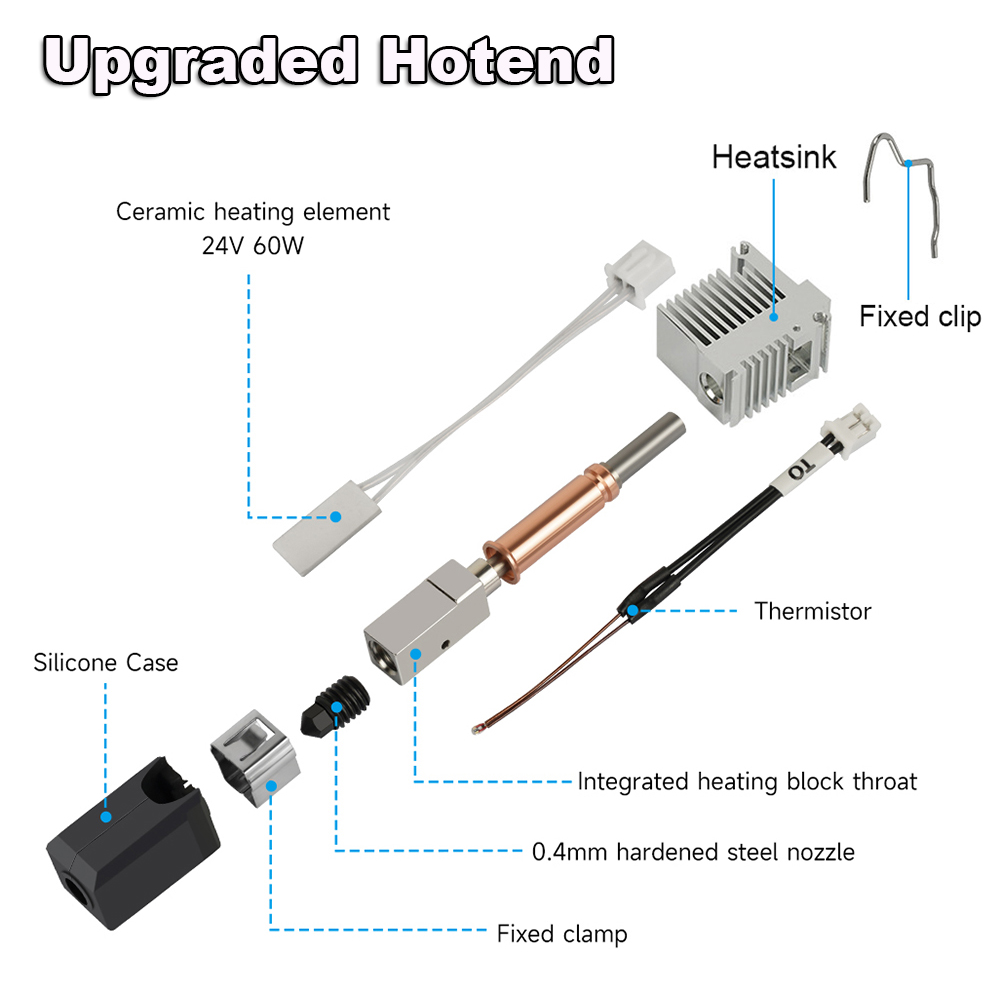 Upgrade Hotend Kit For Anycubi - Gt2 Belt ulasan dan harga