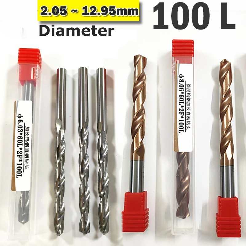 100L Straight Shank Twist Dril - Cnc Bits ulasan dan harga