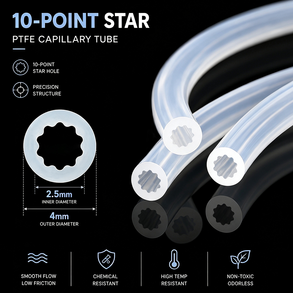 Star Shaped PTFE Tube Multicol - Aluminium Profile 2020 ulasan dan harga