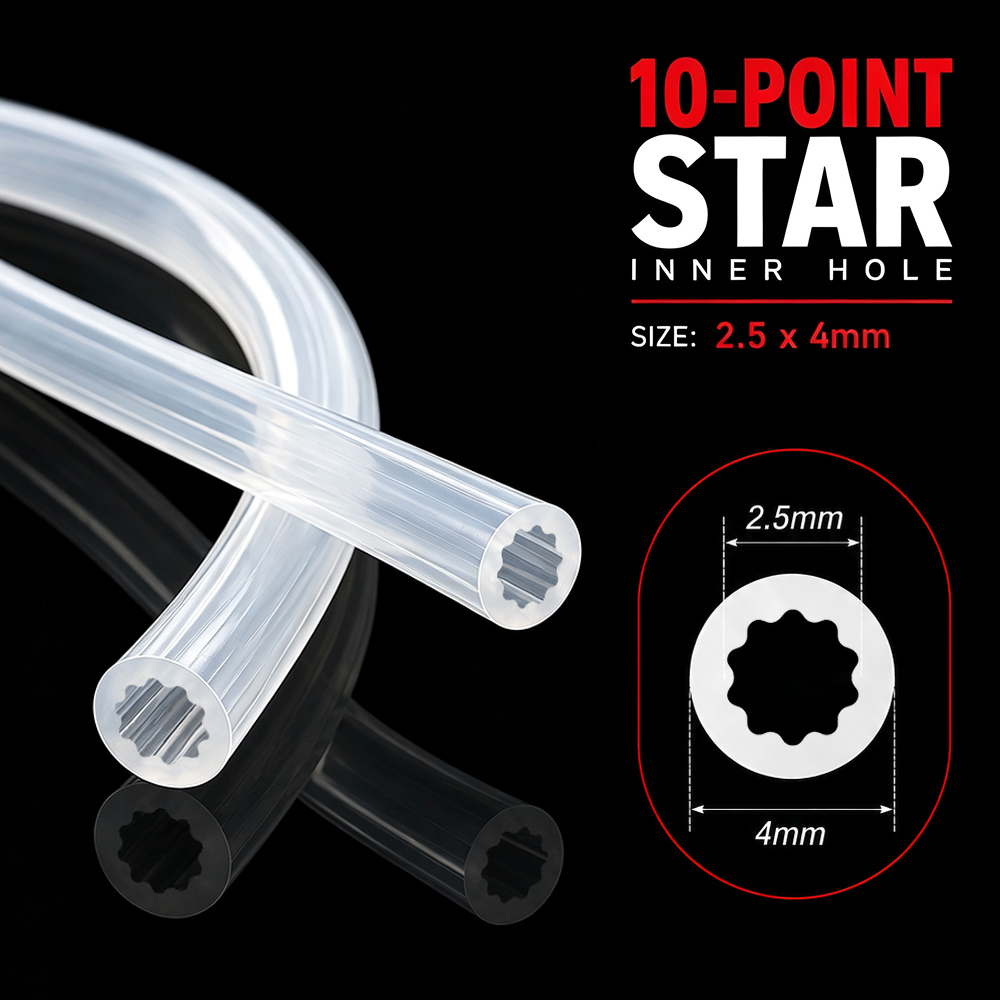 Star Shaped PTFE Tube Multicol - Aluminium Profile 2020 ulasan dan harga