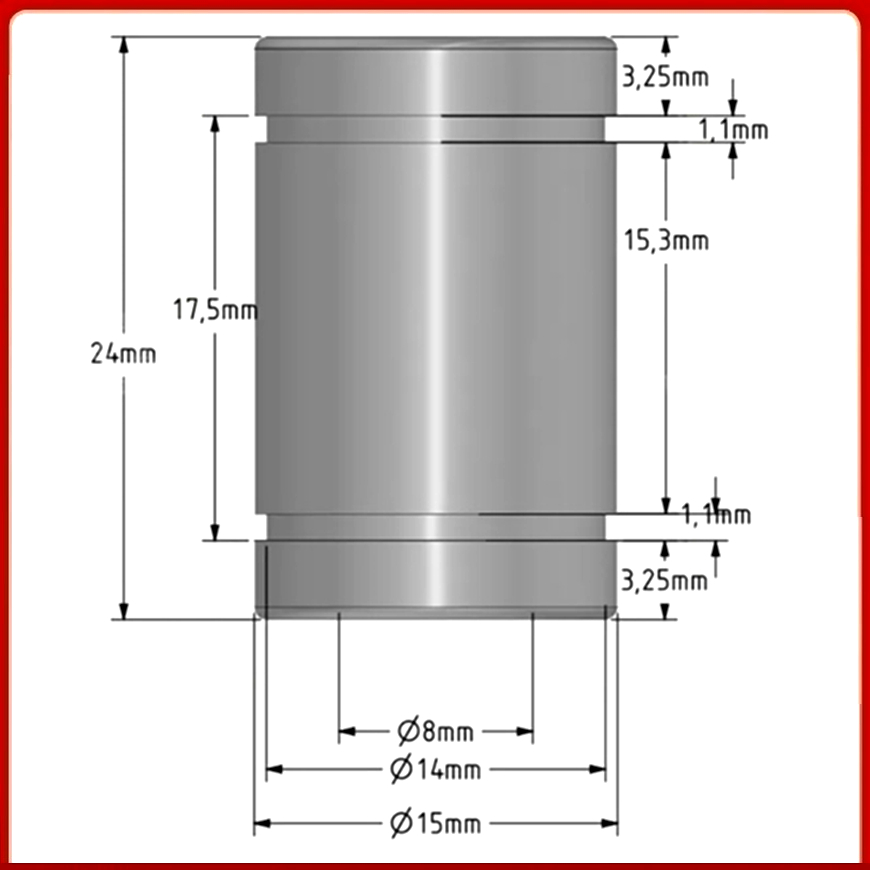 Reprap 3D Printer Replacement  - Lm8Uu Bearing ulasan dan harga