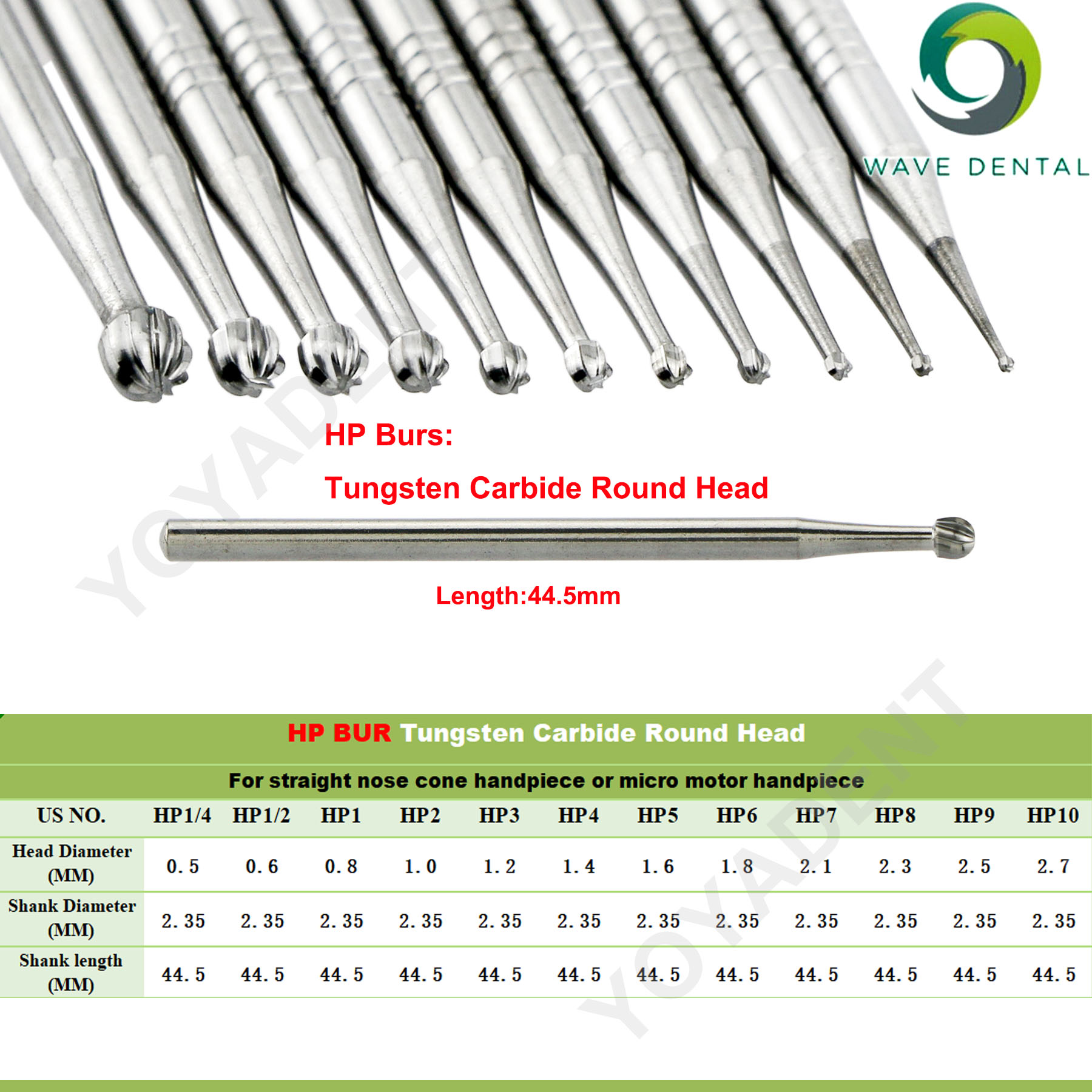 WAVE Dental Burs Tungsten Carb - Carbide End Mill ulasan dan harga