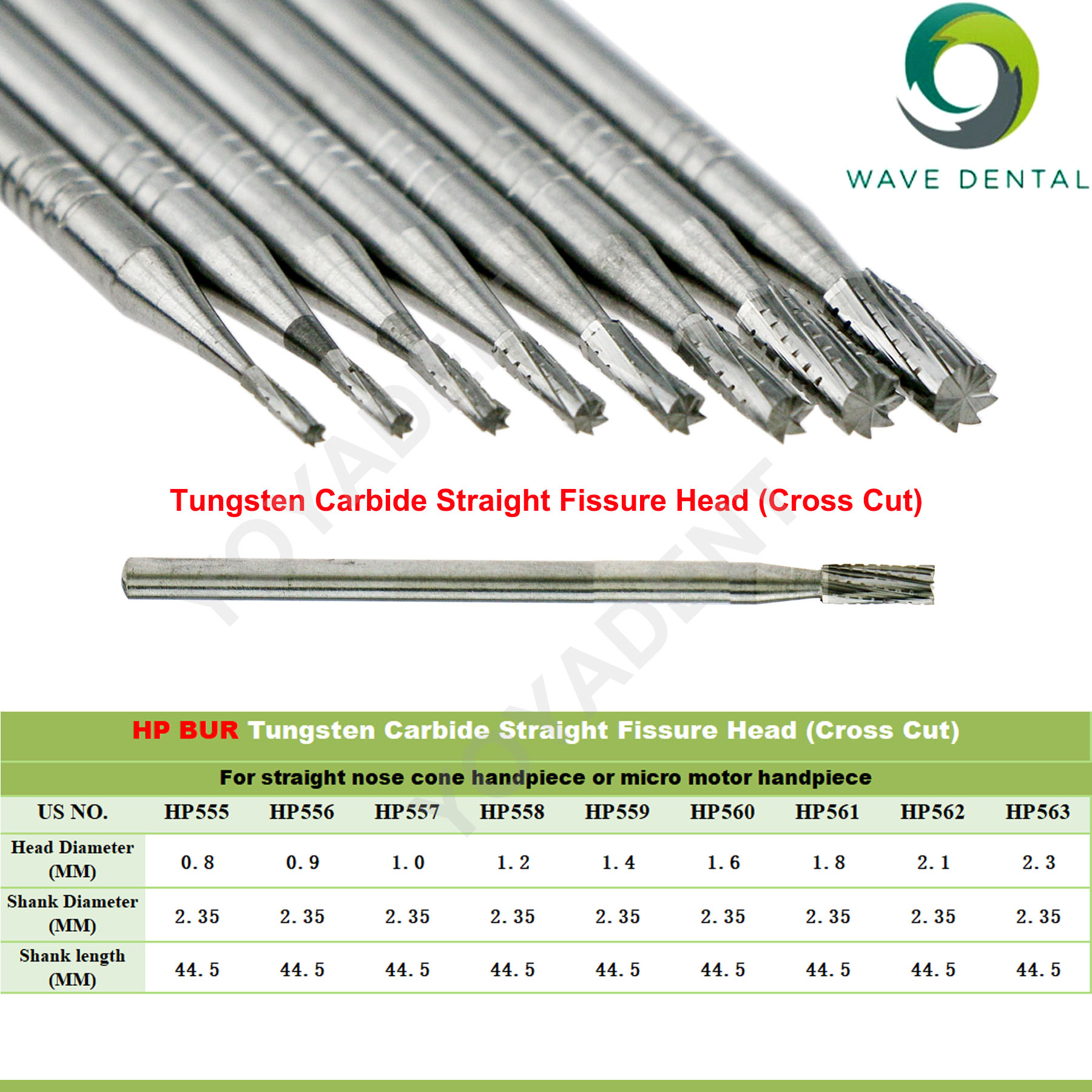 WAVE Dental Burs Tungsten Carb - Carbide End Mill ulasan dan harga