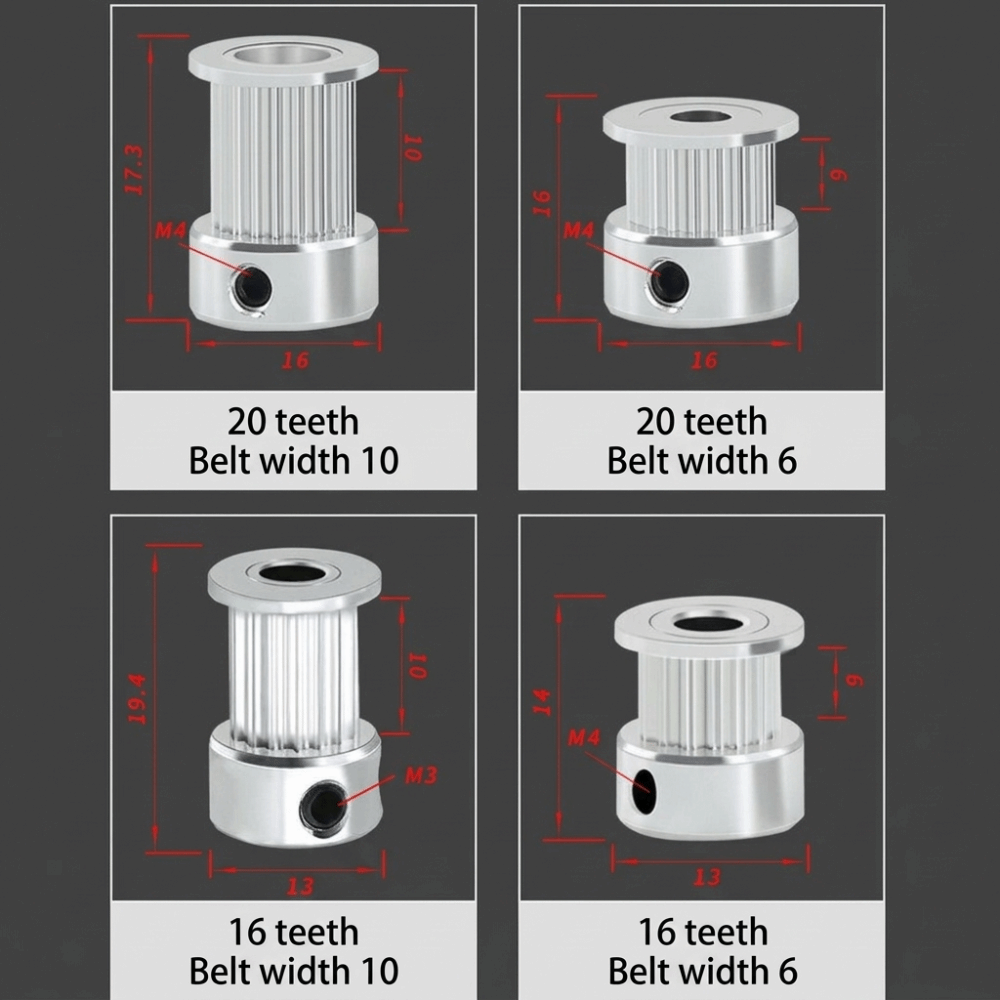 16T 20T GT2 Timing Pulley Belt - Gt2 Pulley ulasan dan harga