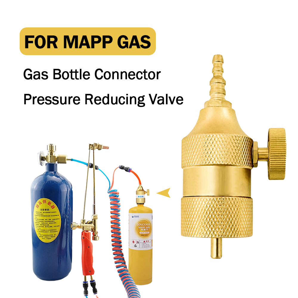 Brass MAPP Gas Regulator with  - Coupling 8Mm ulasan dan harga