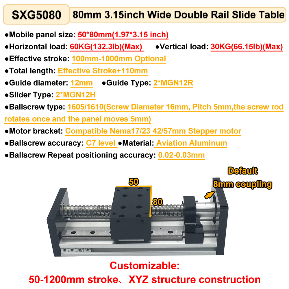 CNC Ball Screw Sliding Table L - Ball Screw ulasan dan harga