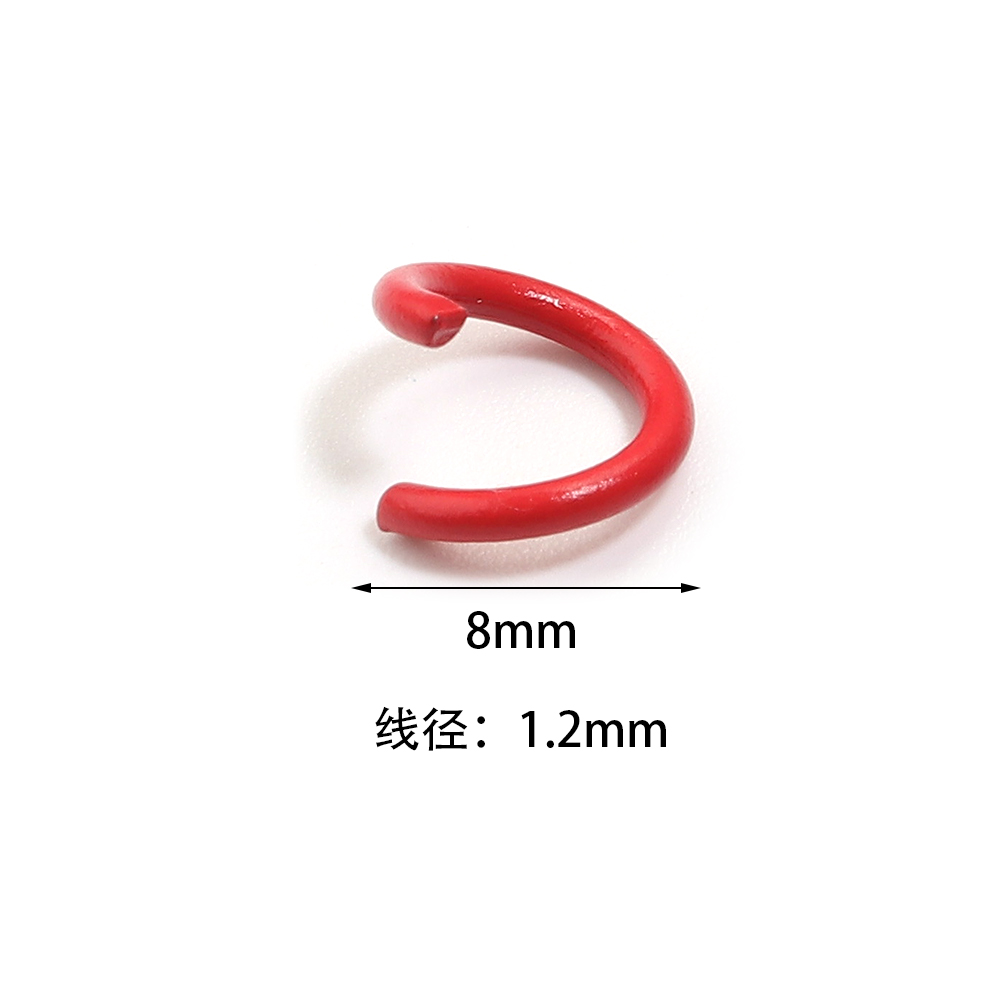 200pcs 8mm Metal Iron Colorful - Coupling 8Mm ulasan dan harga