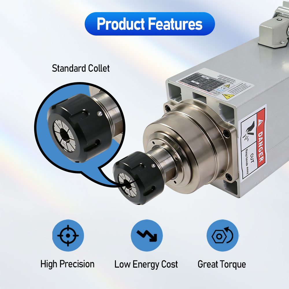 HTNC 4500W220V-ER32-HC 4.5KW A - Water Cooled Spindle ulasan dan harga