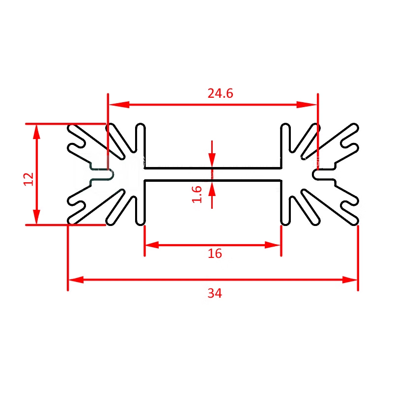 5 Pcs TO-220 Triode MOS Transi - Aluminium Extrusion ulasan dan harga